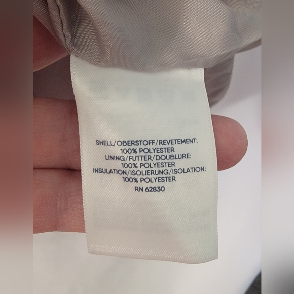 Lands' End Light Gray Quilted Vest Size S - Picture 8 of 9